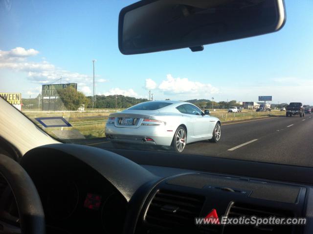 Aston Martin DB9 spotted in Leon Springs, Texas