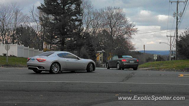 Maserati GranTurismo spotted in Newtown, Connecticut