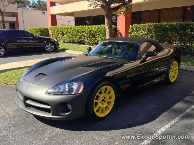 Dodge Viper spotted in Fort Lauderdale, Florida