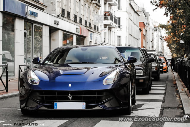 Ferrari F12 spotted in Paris, France