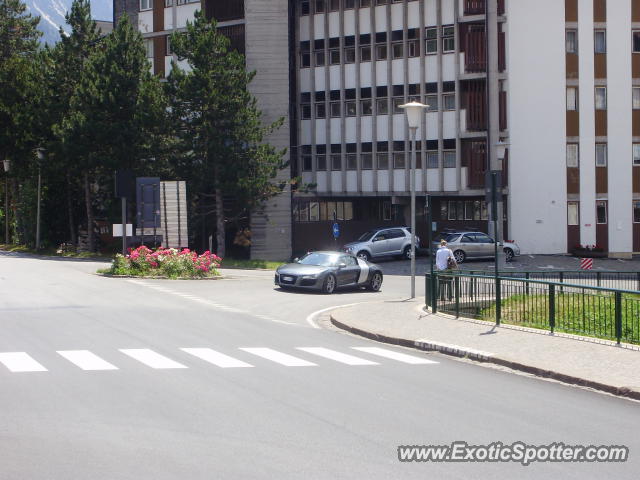 Audi R8 spotted in Cortina, Italy