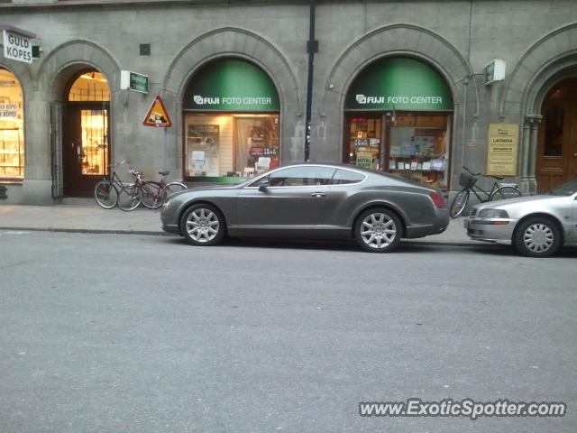 Bentley Continental spotted in Stockholm, Sweden
