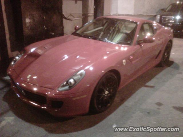 Ferrari 599GTB spotted in Montreal, Quebec, Canada