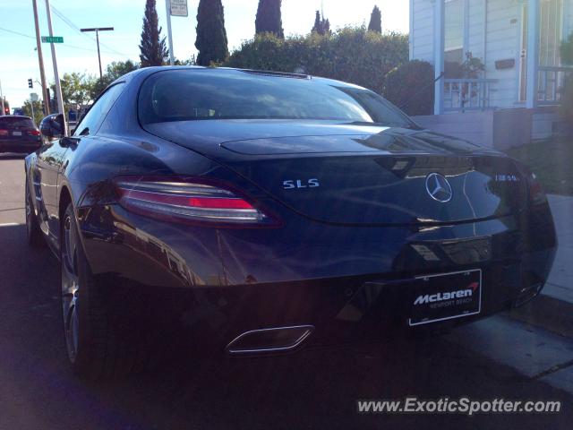 Mercedes SLS AMG spotted in San Mateo, California