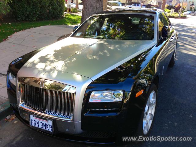 Rolls Royce Ghost spotted in Burlingame, California