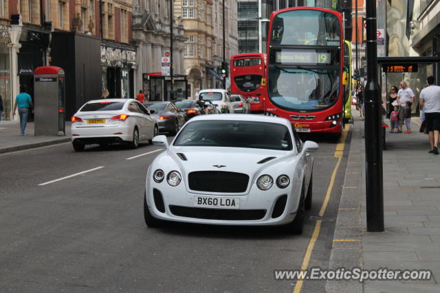 Bentley Continental spotted in London, United Kingdom