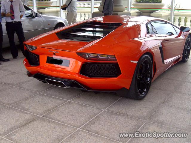 Lamborghini Aventador spotted in Miri, Sarawak, Malaysia