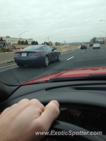 Aston Martin DB9 spotted in Frederick, Maryland