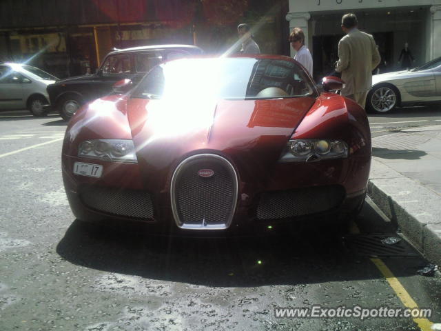 Bugatti Veyron spotted in London, United Kingdom