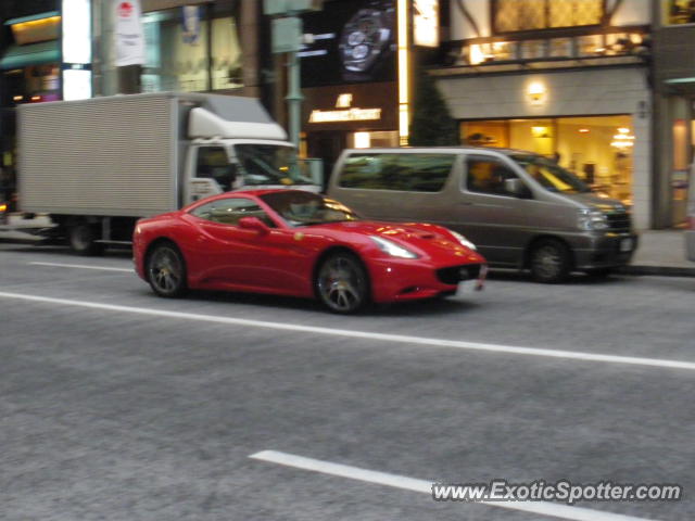 Ferrari California spotted in Tokyo, Japan