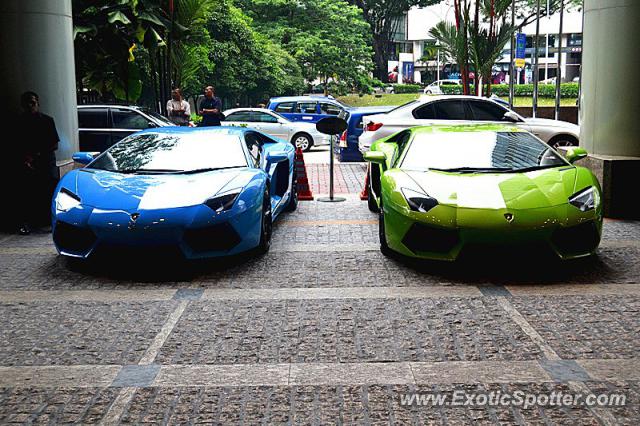 Lamborghini Aventador spotted in Kuala Lumpur, Malaysia