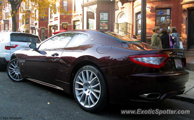 Maserati GranTurismo spotted in Boston, Massachusetts