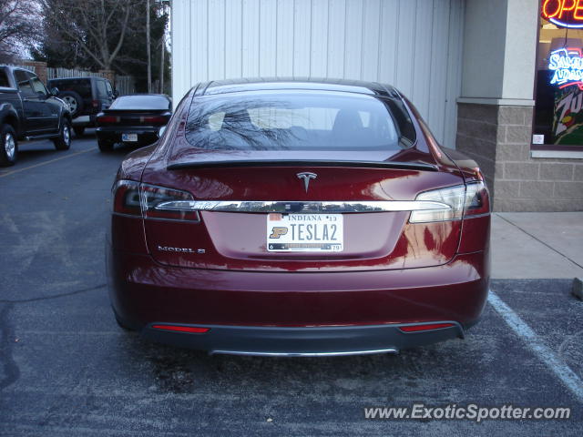 Tesla Model S spotted in West Lafayette, Indiana