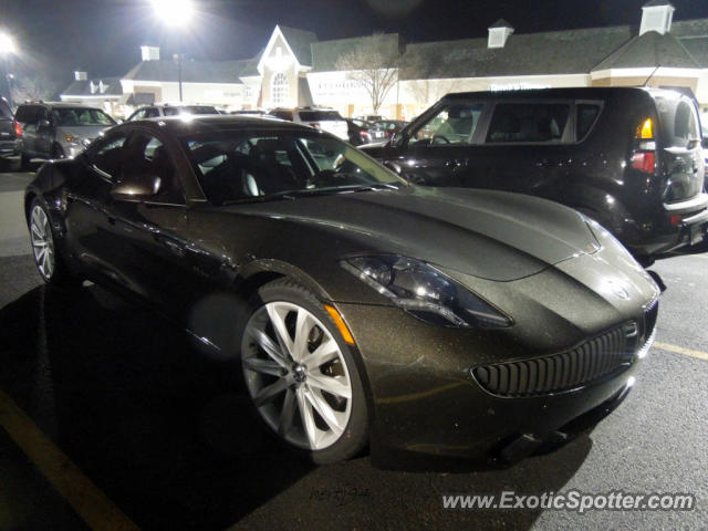 Fisker Karma spotted in Barrington, Illinois