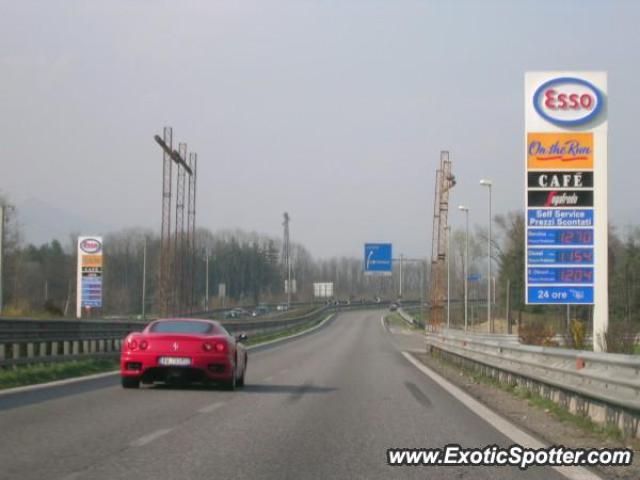 Ferrari 360 Modena spotted in Lecco, Italy