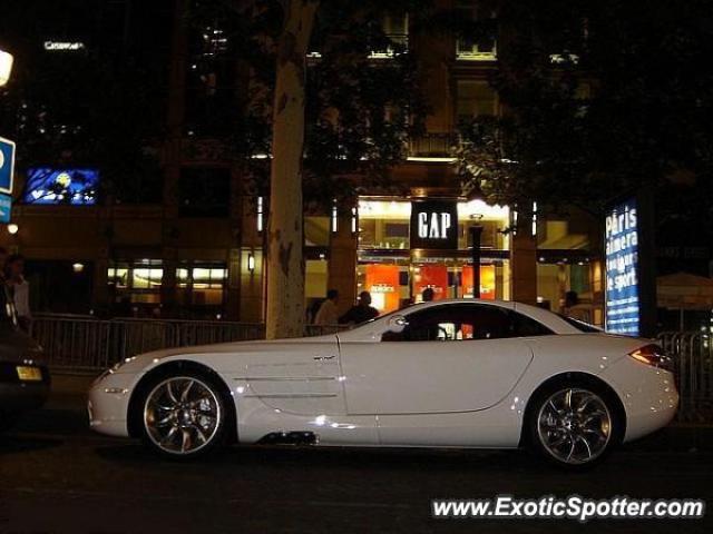 Mercedes SLR spotted in Paris, France