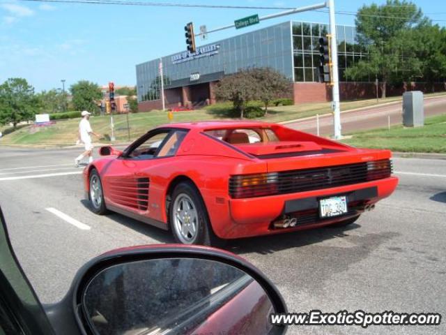 Ferrari Testarossa spotted in Overland Park, Kansas