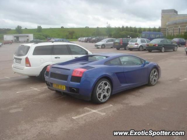 Lamborghini Gallardo spotted in Gaydon, United Kingdom