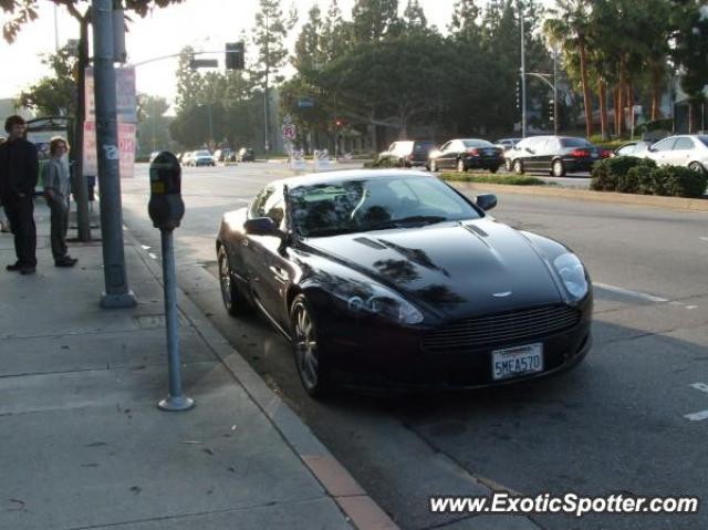 Aston Martin DB9 spotted in Los Angeles, California
