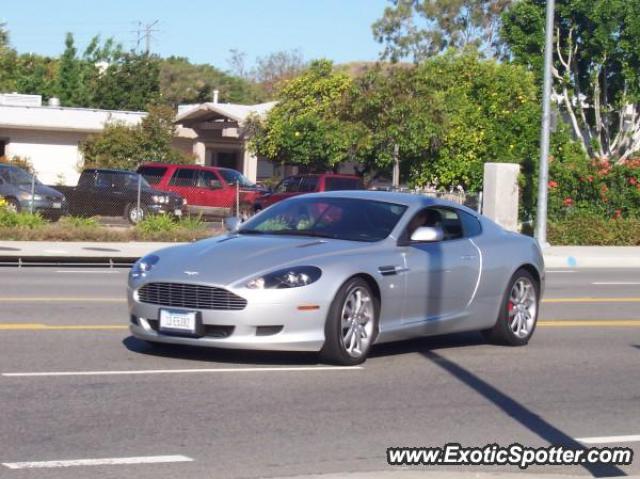 Aston Martin DB9 spotted in Calabasas, California