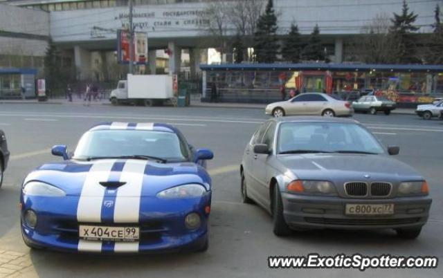 Dodge Viper spotted in Moscow, Russia