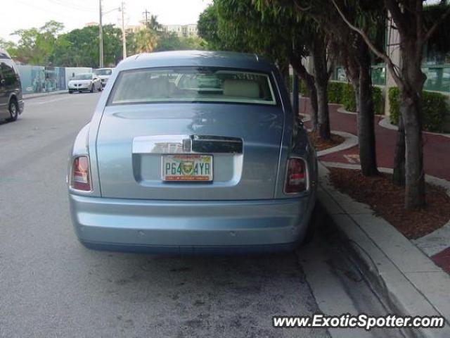 Rolls Royce Phantom spotted in Las Olas, Florida