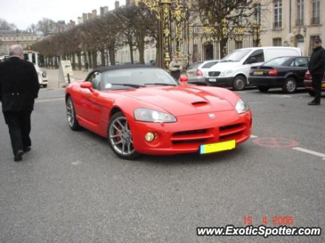 Dodge Viper spotted in Nancy, France