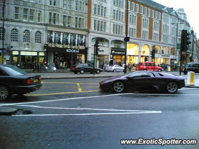 Lamborghini Murcielago spotted in Central London, United Kingdom