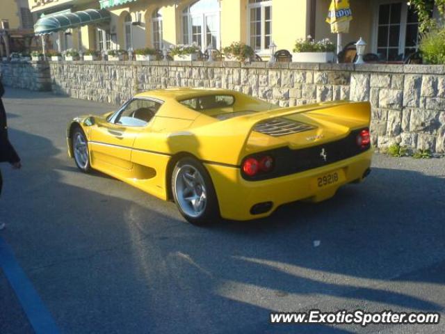 Ferrari F50 spotted in Paudex, Switzerland