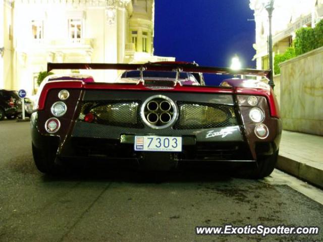 Pagani Zonda spotted in Monte Carlo, Monaco
