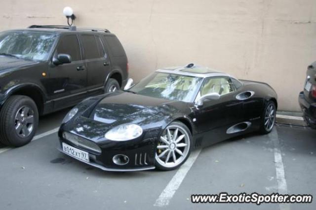 Spyker C8 spotted in Moscow, Russia