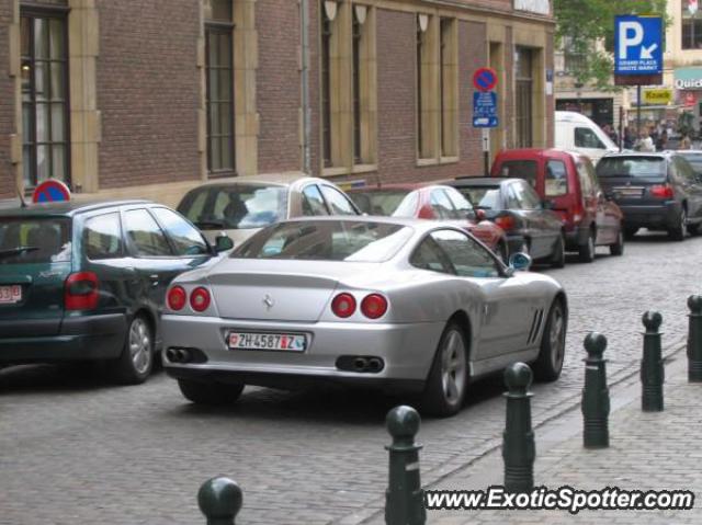 Ferrari 550 spotted in Brussels, Belgium
