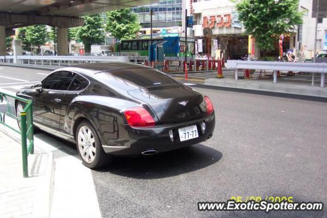 Bentley Continental spotted in Tokyo, Japan