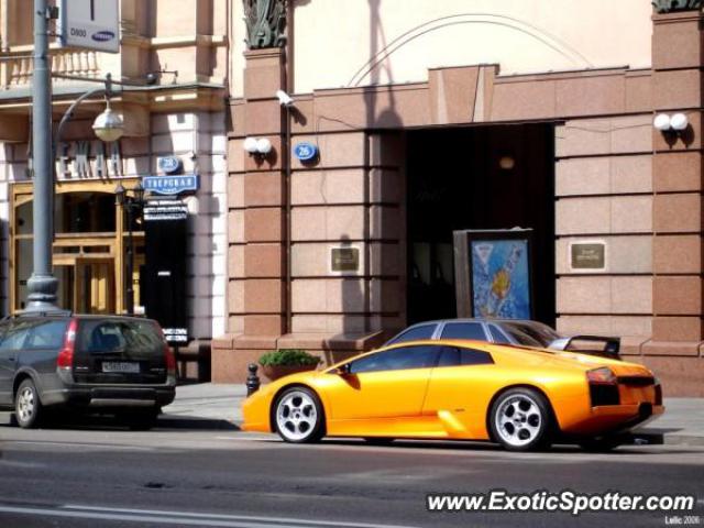 Lamborghini Murcielago spotted in Moscow, Russia