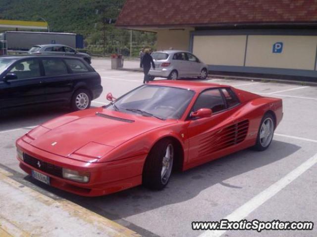 Ferrari Testarossa spotted in Bayern, Germany