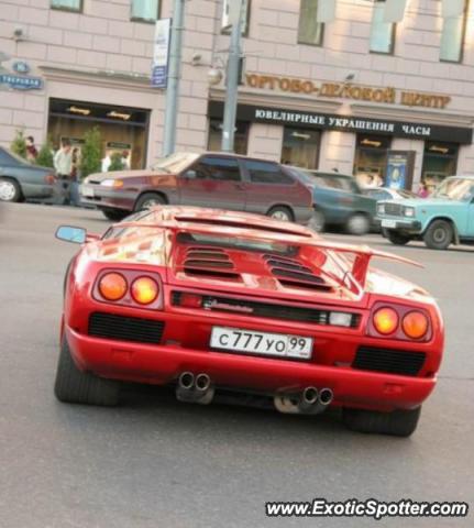 Lamborghini Diablo spotted in Moscow, Russia
