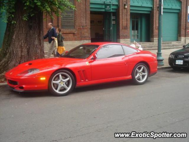 Ferrari 550 spotted in Boston, Massachusetts