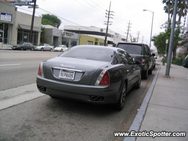 Maserati Quattroporte spotted in Los Angeles, California