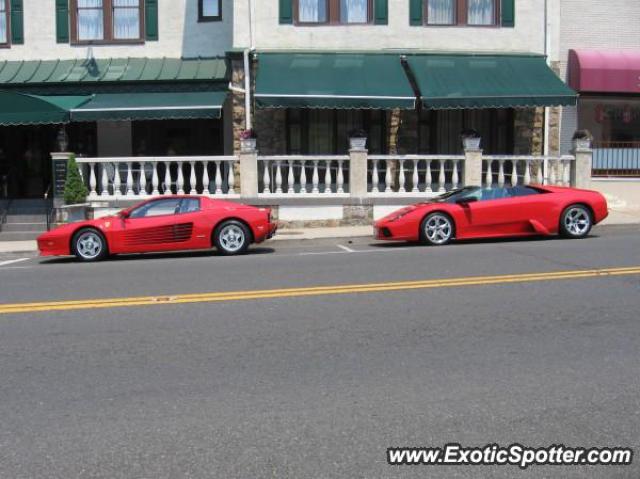 Ferrari Testarossa spotted in Bernardsville, New Jersey