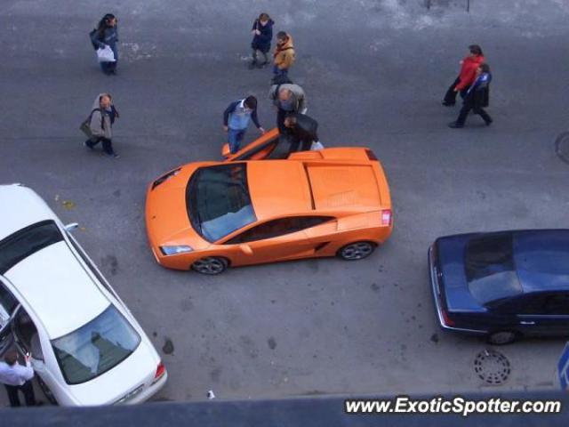 Lamborghini Gallardo spotted in St. Petersburg, Russia