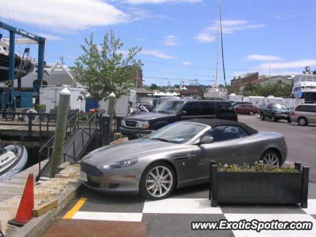 Aston Martin DB9 spotted in Newport, Rhode Island