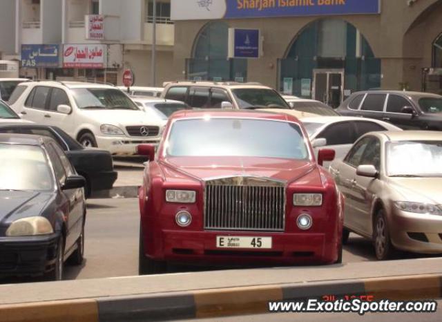 Rolls Royce Phantom spotted in Sharjah, United Arab Emirates