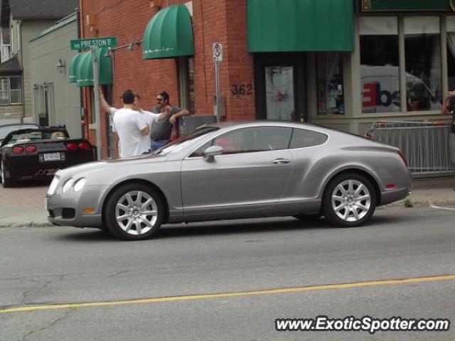 Bentley Continental spotted in Ottawa, Canada