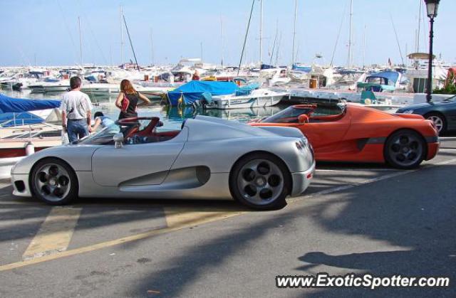 Koenigsegg CCR spotted in Puerto Banus, Spain