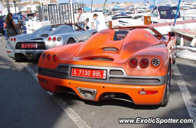 Koenigsegg CCR spotted in Puerto Banus, Spain