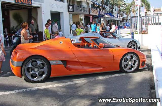 Koenigsegg CCR spotted in Puerto Banus, Spain