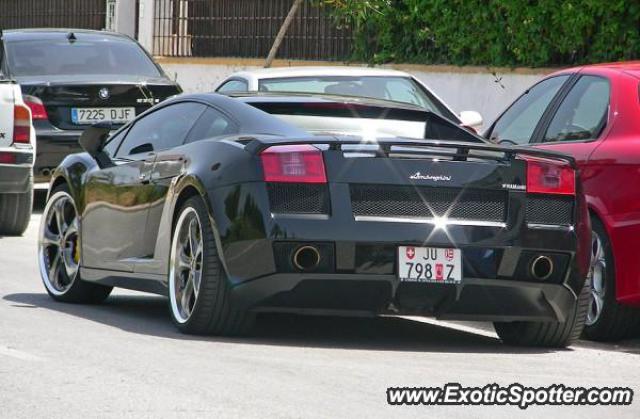 Lamborghini Gallardo spotted in Puerto Banue, Spain