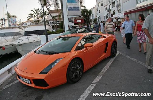 Lamborghini Gallardo spotted in Puerto Banus, Spain