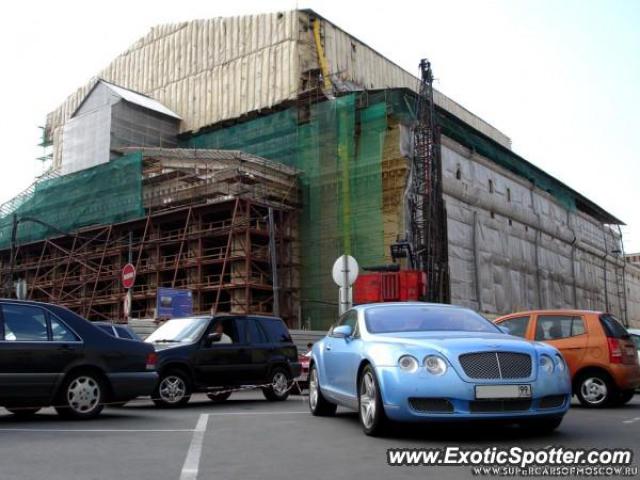 Bentley Continental spotted in Moscow, Russia