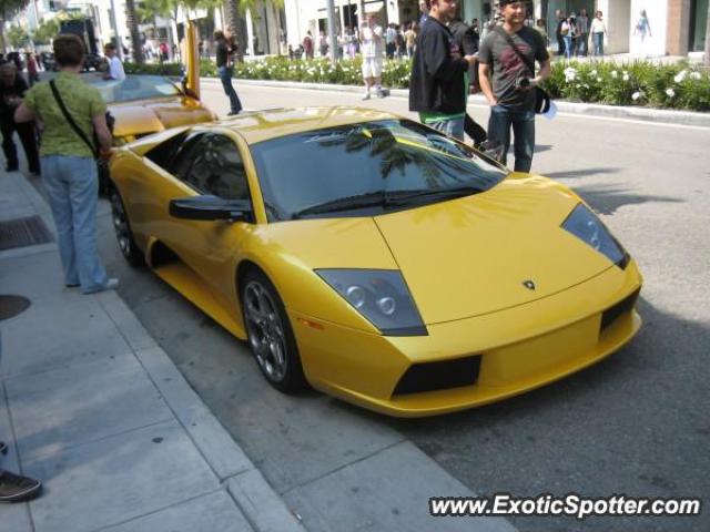 Lamborghini Murcielago spotted in Beverly Hills, California
